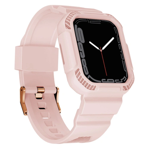 Buy Strap + case Kingxbar CYF106 2w1 Apple Watch 4/5/6/7/SE/8/9 40/41mm pink - KGX663 - {ean13} - Home Screen Store Europe