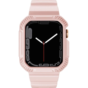 Kup Pasek + etui Kingxbar CYF106 2w1 Apple Watch 4/5/6/7/SE/8/9 40/41mm różowe - KGX663 - {ean13} - Sklep Home Screen