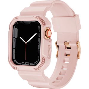 Kup Pasek + etui Kingxbar CYF106 2w1 Apple Watch 4/5/6/7/SE/8/9 40/41mm różowe - KGX663 - {ean13} - Sklep Home Screen