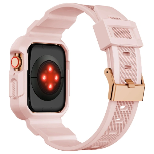 Buy Strap + case Kingxbar CYF106 2w1 Apple Watch 4/5/6/7/SE/8/9 40/41mm pink - KGX663 - {ean13} - Home Screen Store Europe