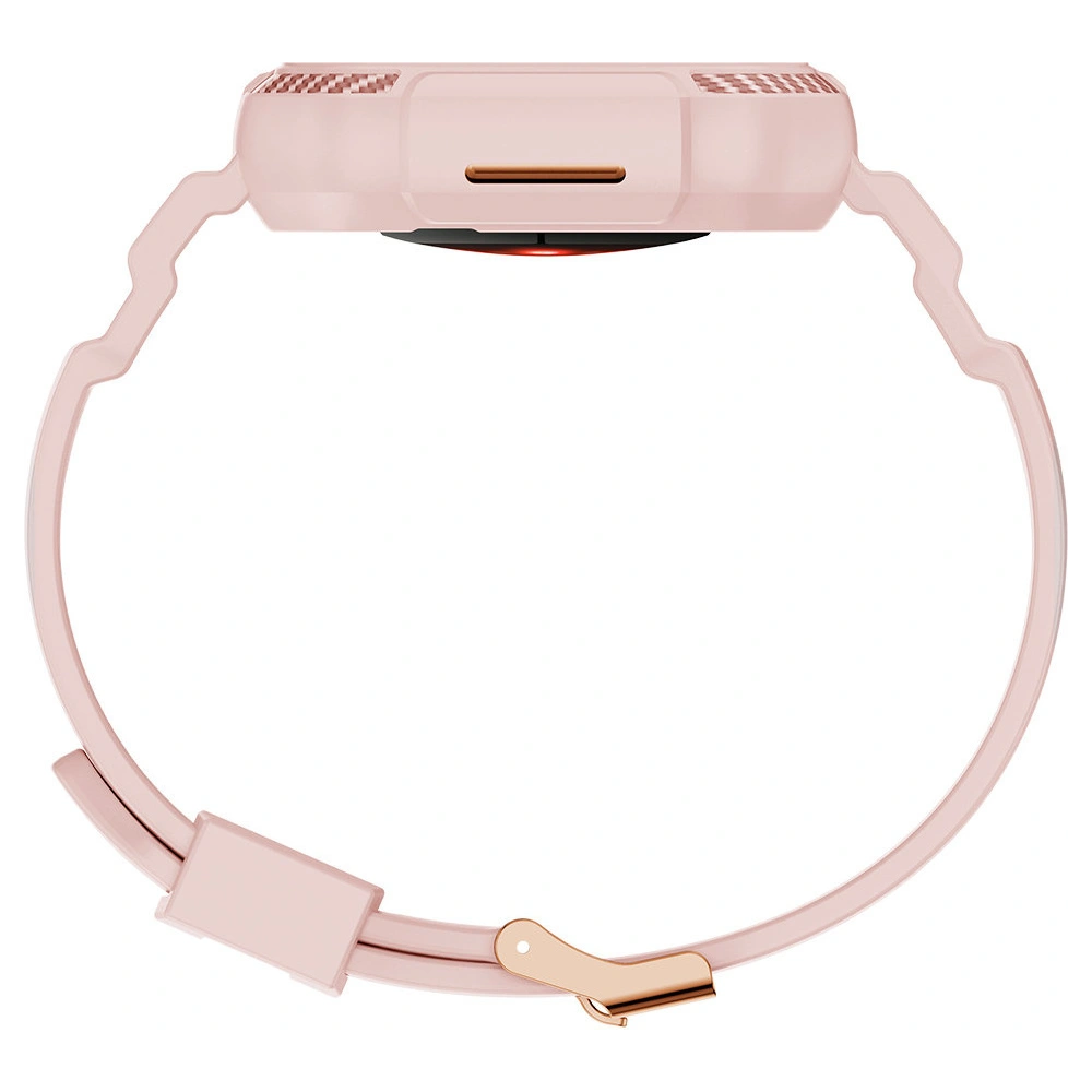 Pasek + etui Kingxbar CYF106 2w1 Apple Watch 4/5/6/7/SE/8/9 40/41mm różowe