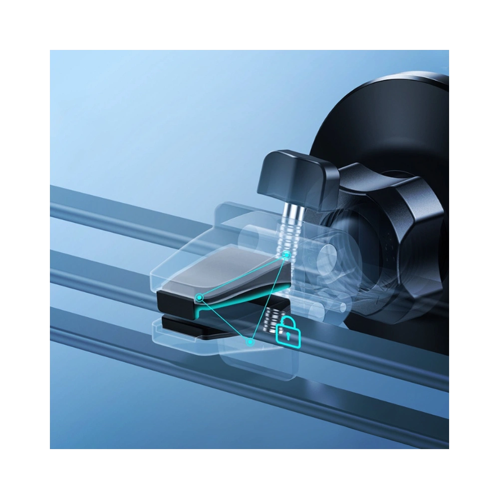 Uchwyt samochodowy magnetyczny MagSafe Crong Carclip Magnetic (czarny)