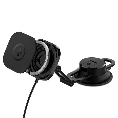 Kup Uchwyt de mașină cu încărcător wireless Spigen OneTap Pro 3 Negru Dash Magnetic Car Mount (MagFit) Negru - SPN2842 - {ean13} - Sklep Home Screen