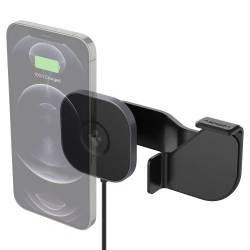 Kup Următorul suport auto cu încărcător wireless Spigen Tesla OneTap Pro Wireless Screen Car Mount (Mag Fit) Negru - SPN2843 - {ean13} - Sklep Home Screen