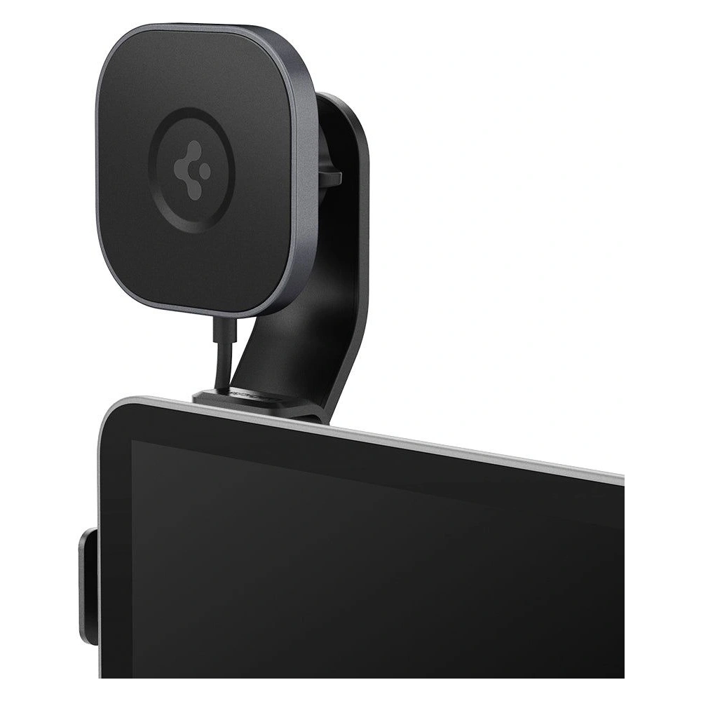 Uchwyt samochodowy z ładowarką bezprzewodową Spigen Tesla OneTap Pro Wireless Screen Car Mount (Mag Fit) Black