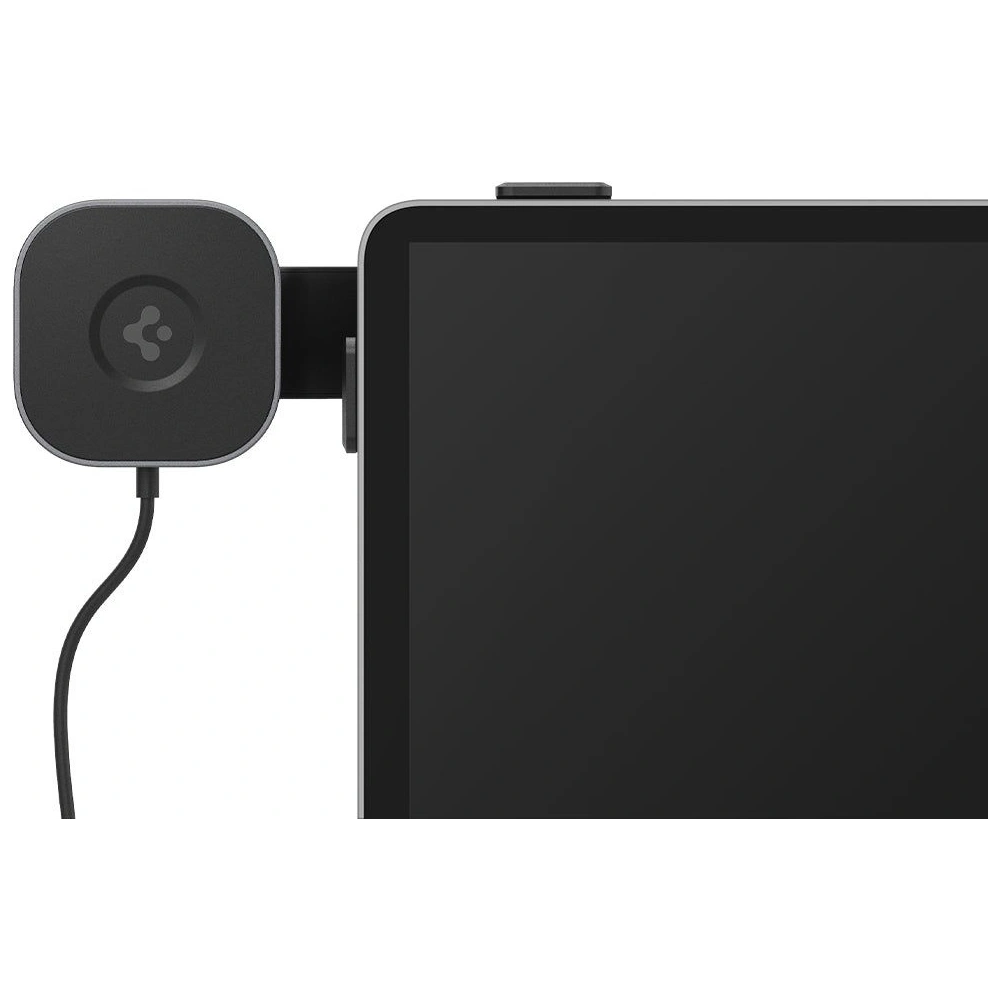 Uchwyt samochodowy z ładowarką bezprzewodową Spigen Tesla OneTap Pro Wireless Screen Car Mount (Mag Fit) Black