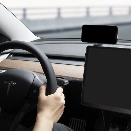 Kup Autós tartó vezeték nélküli töltővel Spigen Tesla OneTap Pro Wireless Screen Car Mount (Mag Fit) Fekete - SPN2843 - {ean13} - Sklep Home Screen