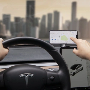 Kup Upevnění do auta s bezdrátovou nabíječkou Spigen Tesla OneTap Pro Wireless Screen Car Mount (Mag Fit) černé - SPN2843 - {ean13} - Sklep Home Screen