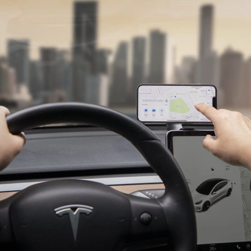 Kup Următorul suport auto cu încărcător wireless Spigen Tesla OneTap Pro Wireless Screen Car Mount (Mag Fit) Negru - SPN2843 - {ean13} - Sklep Home Screen