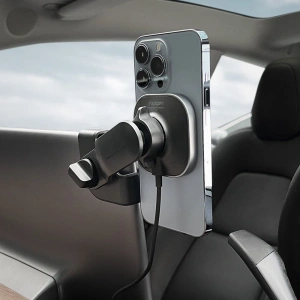 Kup Upevnění do auta s bezdrátovou nabíječkou Spigen Tesla OneTap Pro Wireless Screen Car Mount (Mag Fit) černé - SPN2843 - {ean13} - Sklep Home Screen