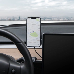 Kup Upevnění do auta s bezdrátovou nabíječkou Spigen Tesla OneTap Pro Wireless Screen Car Mount (Mag Fit) černé - SPN2843 - {ean13} - Sklep Home Screen