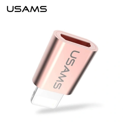 Kup USAMS US-SJ014 microUSB/Blitzadapter Roségold/Rosegold - USA940 - {ean13} - Sklep Home Screen