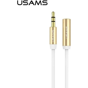 Kabel przedłużający do słuchawek USAMS US-SJ055 1m biały/white
