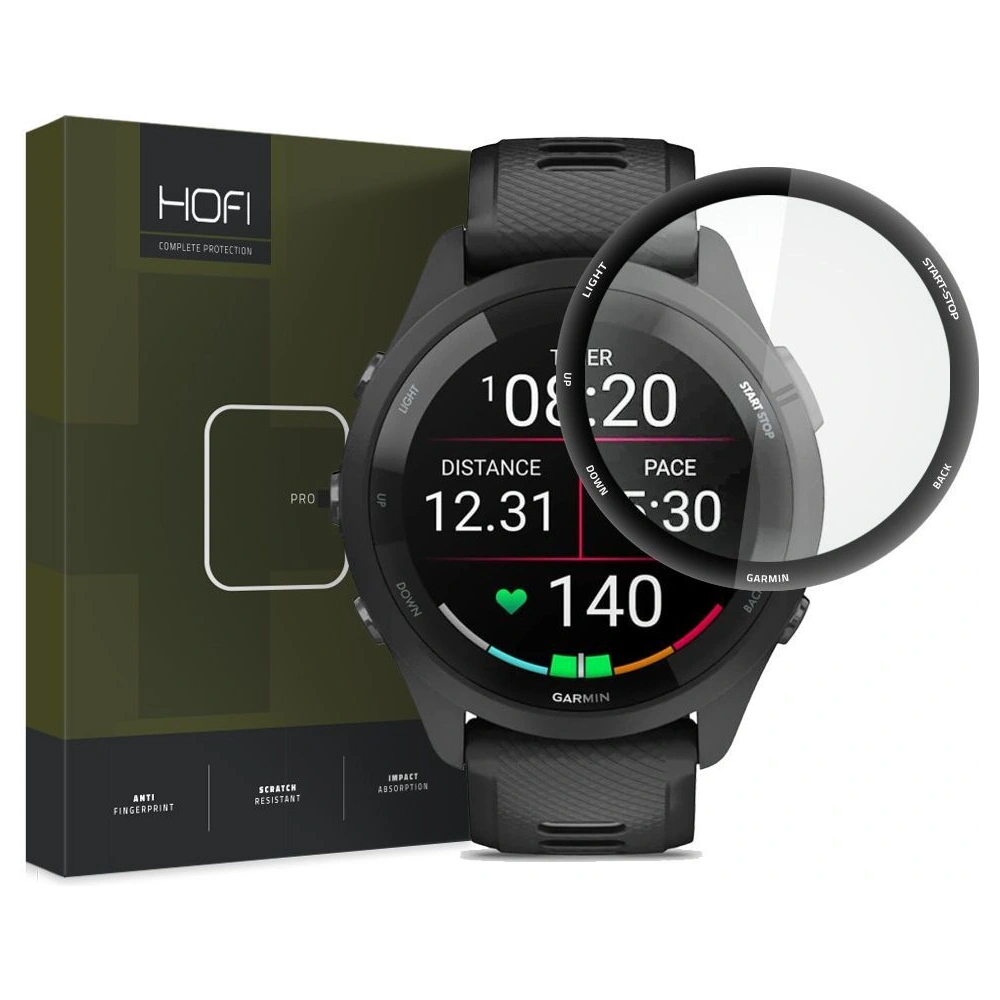 Szkło hybrydowe Hofi Hybrid Pro+ Garmin Forerunner 265s Black