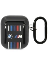Etui BMW BMA222SWTK Apple AirPods 2/1 fekete/black Többszínű vonalak