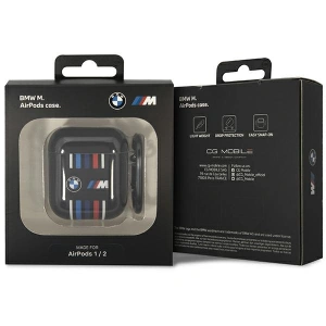 Kup Etui BMW BMA222SWTK Apple AirPods 2/1 negru/black Multiple Colored Lines - BMW416 - {ean13} - Sklep Home Screen