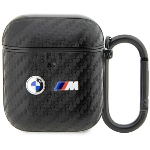 Kup Etui BMW BMA2WMPUCA2 Apple AirPods 2/1 fekete/black Carbon Double Metal Logo - BMW417 - {ean13} - Sklep Home Screen