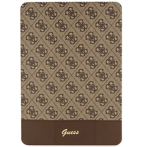 Buy Guess GUFC10PS4SGW Apple iPad 10.2 2019/2020/2021 (7, 8, 9 gen) brown 4G Stripe Allover - GUE2433 - {ean13} - Home Screen Store Europe