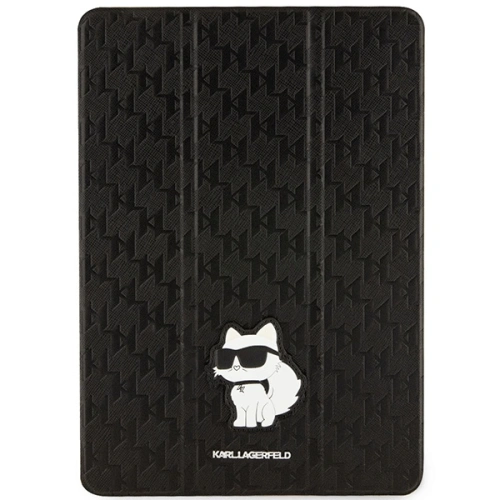Buy Karl Lagerfeld KLFC10SAKHPCK Apple iPad 10.2 2019/2020/2021 (7, 8, 9 gen) black Saffiano Monogram Choupette Magnet Allover - KLD1524 - {ean13} - Home Screen Store Europe