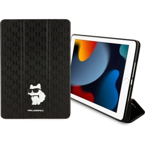 Kup Etui Karl Lagerfeld KLFC10SAKHPCK Apple iPad 10.2 2019/2020/2021 (7., 8. i 9. generacji) czarny/black Saffiano Monogram Choupette Magnet Allover - KLD1524 - {ean13} - Sklep Home Screen
