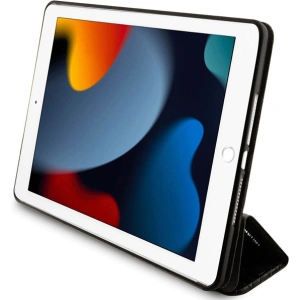 Kup Etui Karl Lagerfeld KLFC10SAKHPCK Apple iPad 10.2 2019/2020/2021 (7., 8. i 9. generacji) czarny/black Saffiano Monogram Choupette Magnet Allover - KLD1524 - {ean13} - Sklep Home Screen