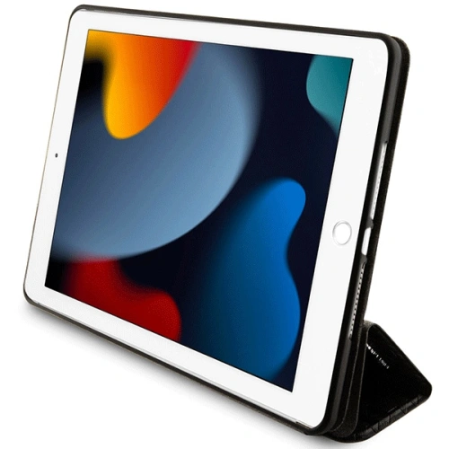 Buy Karl Lagerfeld KLFC10SAKHPCK Apple iPad 10.2 2019/2020/2021 (7, 8, 9 gen) black Saffiano Monogram Choupette Magnet Allover - KLD1524 - {ean13} - Home Screen Store Europe