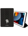 Kup Karl Lagerfeld Apple Tasche KLFC10SAKHPKK iPad 10.2 2019/2020/2021 (7., 8. und 9. Generation) schwarz/schwarz Saffiano Monogram Ikonik Magnet Allover - KLD1525 - {ean13} - Sklep Home Screen