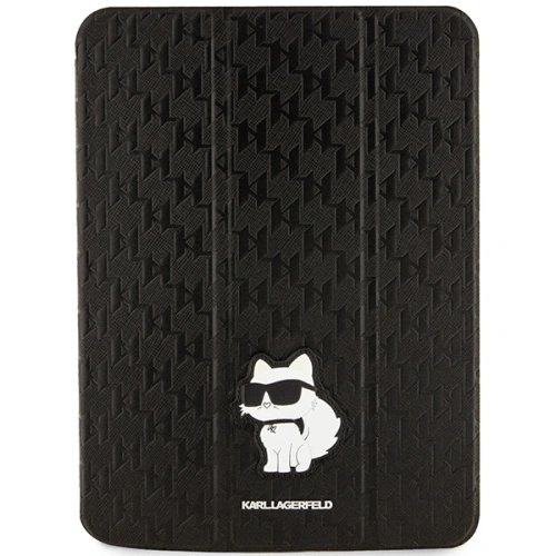 Kup Karl Lagerfeld Apple Tasche KLFC11SAKHPCK iPad 10.9 2022 (10. Generation) schwarz/schwarz Saffiano Monogramm Choupette Magnet Allover - KLD1526 - {ean13} - Sklep Home Screen