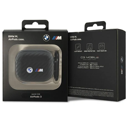 Kup BMW Apple Tasche BMA3WMPUCA2 AirPods 3 schwarz/schwarz Carbon Double Metal Logo - BMW420 - {ean13} - Sklep Home Screen