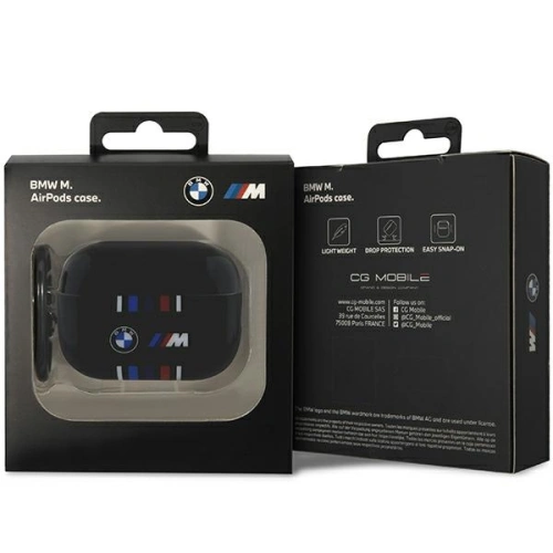 Kup Etui BMW BMAP222SWTK Apple AirPods Pro 2 czarny/black Multiple Colored Lines - BMW422 - {ean13} - Sklep Home Screen