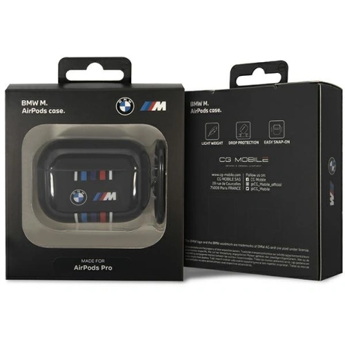 Kup Etui BMW BMAP22SWTK Apple AirPods Pro czarny/black Multiple Colored Lines - BMW424 - {ean13} - Sklep Home Screen