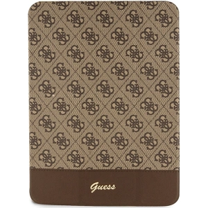 Kup Etui Guess GUFC11PS4SGW Apple iPad 10.9 2022 (10. generație) marron/brown 4G Stripe Allover - GUE2436 - {ean13} - Sklep Home Screen