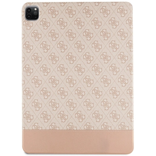 Kup Guess Apple Tasche GUFCP12PS4SGP iPad Pro 12.9 2020/2021/2022 (4., 5. und 6. Generation) rosa/rosa 4G Stripe Allover - GUE2438 - {ean13} - Sklep Home Screen