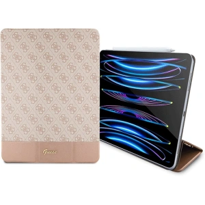 Kup Guess Apple Tasche GUFCP12PS4SGP iPad Pro 12.9 2020/2021/2022 (4., 5. und 6. Generation) rosa/rosa 4G Stripe Allover - GUE2438 - {ean13} - Sklep Home Screen