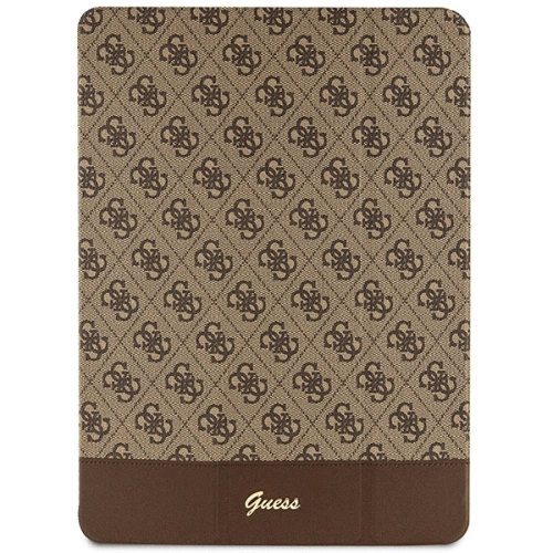 Kup Etui Guess GUFCP12PS4SGW Apple iPad Pro 12.9 2020/2021/2022 (4., 5. a 6. generace) hnědá/brown 4G Stripe Allover - GUE2439 - {ean13} - Sklep Home Screen