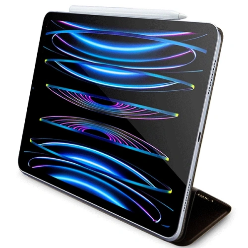 Kup Etui Guess GUFCP12PS4SGW Apple iPad Pro 12.9 2020/2021/2022 (4., 5. a 6. generace) hnědá/brown 4G Stripe Allover - GUE2439 - {ean13} - Sklep Home Screen