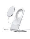 Choetech Ständer mit magnetisch induktivem Ladegerät H047 (silber)