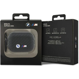 Buy BMW BMAP2WMPUCA2 Apple AirPods Pro 2 black Carbon Double Metal Logo - BMW425 - {ean13} - Home Screen Store Europe