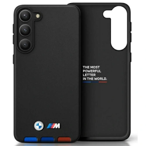 Kup BMW Samsung Tasche BMHCSA5422PTDK Galaxy A54 schwarz/schwarz Leder Stempel Tricolor - BMW427 - {ean13} - Sklep Home Screen