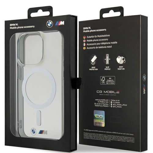Kup Etui BMW BMHMP14LHCRS Apple iPhone 14 Pro transparentní tvrdý obal Silver Ring MagSafe - BMW428 - {ean13} - Sklep Home Screen