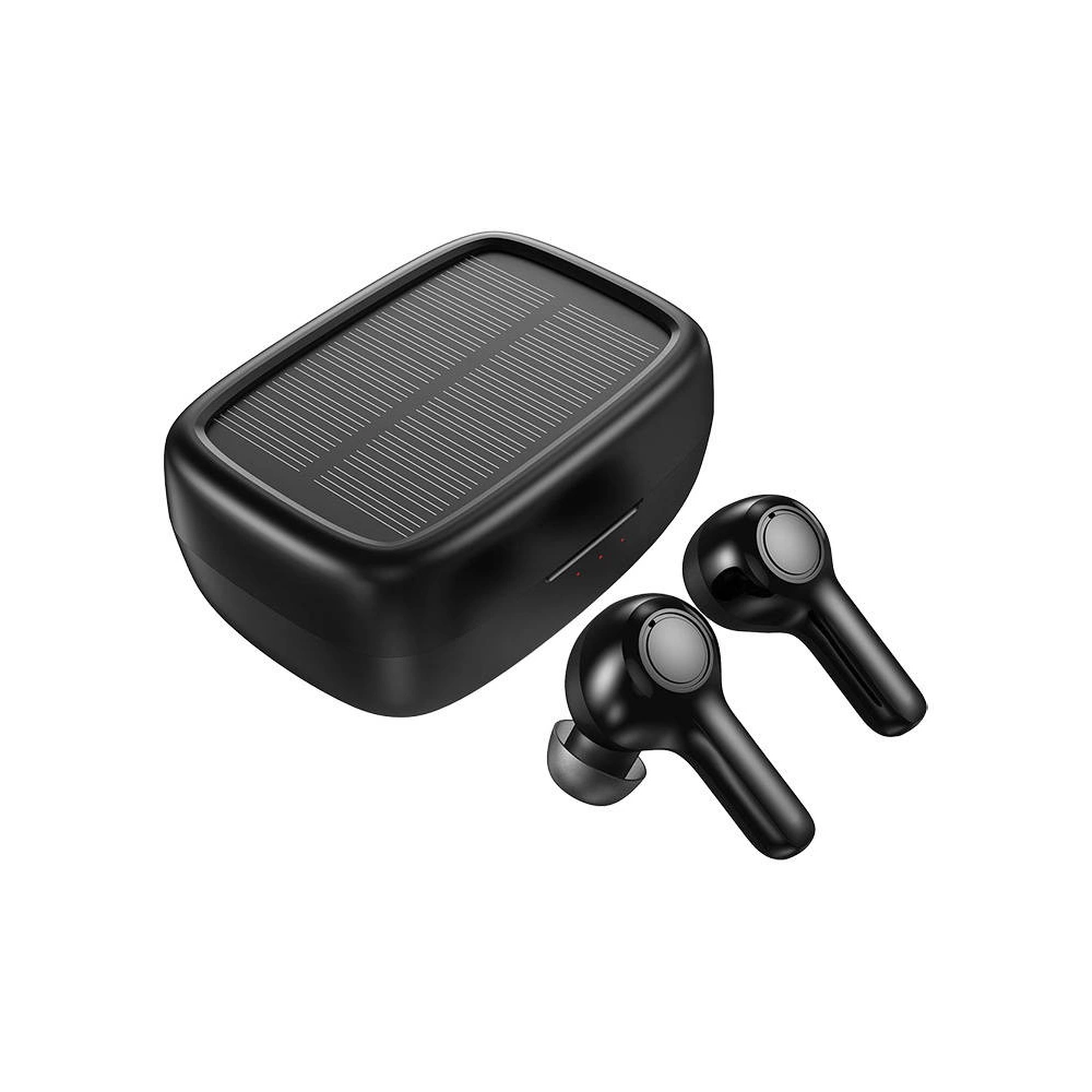 Słuchawki TWS Choetech Solar sports z ładowaniem solarnym (czarne)