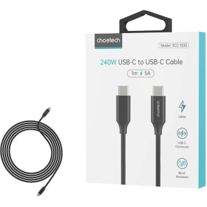 Kup Kabel Choetech XCC-1035 USB-C/USB-C 240W 1.2m (czarny) - CHT53 - {ean13} - Sklep Home Screen