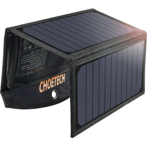 Kup Składana ładowarka solarna Choetech SC001 19W 2xUSB (czarna) - CHT55 - {ean13} - Sklep Home Screen