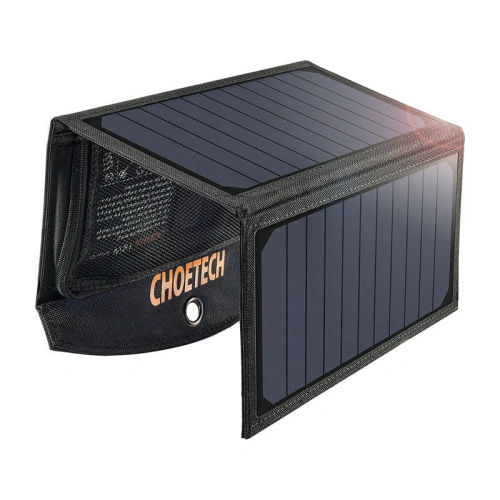 Kup Choetech Zusammenklappbares Solar-Ladegerät SC001 19W 2xUSB (schwarz) - CHT55 - {ean13} - Sklep Home Screen