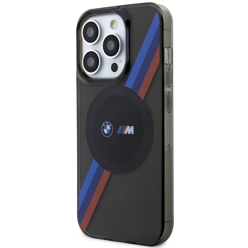 Kup BMW Apple Tasche BMHMP14LHDTK iPhone 14 Pro grau/grau Tricolor Stripes MagSafe - BMW429 - {ean13} - Sklep Home Screen