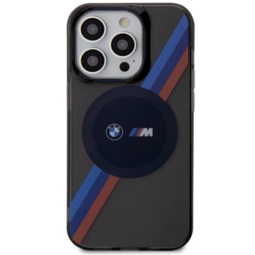 Kup BMW Apple Tasche BMHMP14LHDTK iPhone 14 Pro grau/grau Tricolor Stripes MagSafe - BMW429 - {ean13} - Sklep Home Screen