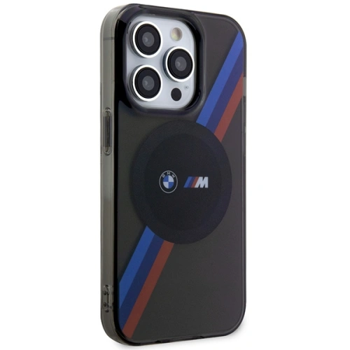Kup BMW Apple Tasche BMHMP14LHDTK iPhone 14 Pro grau/grau Tricolor Stripes MagSafe - BMW429 - {ean13} - Sklep Home Screen
