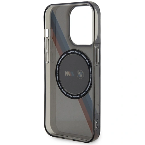 Kup BMW Apple Tasche BMHMP14LHDTK iPhone 14 Pro grau/grau Tricolor Stripes MagSafe - BMW429 - {ean13} - Sklep Home Screen