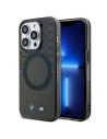 BMW Apple Tasche BMHMP14LHGPK iPhone 14 Pro grau/grau Muster MagSafe