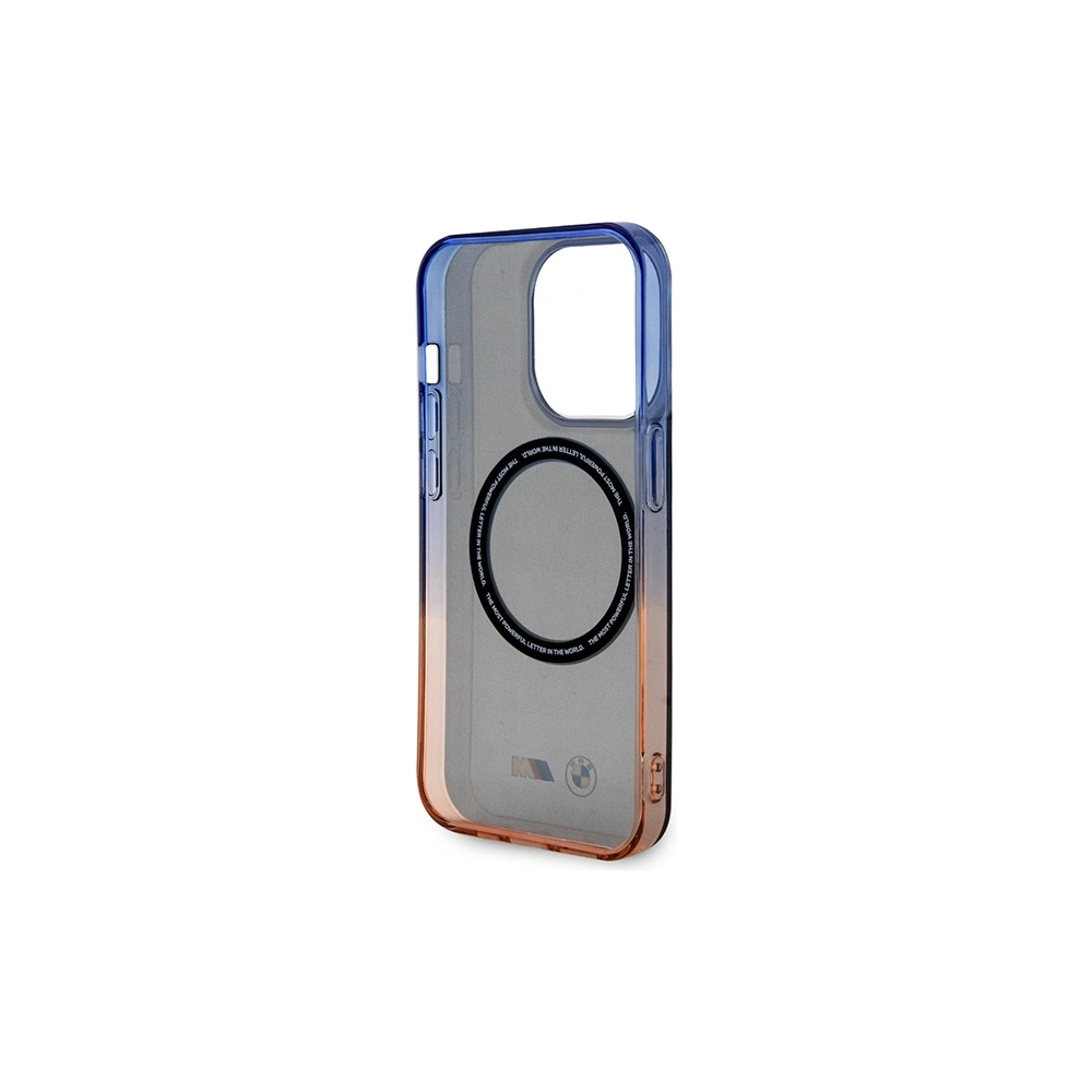 Etui BMW BMHMP14LHTGE Apple iPhone 14 Pro szary/grey hardcase Gradient Bumper MagSafe